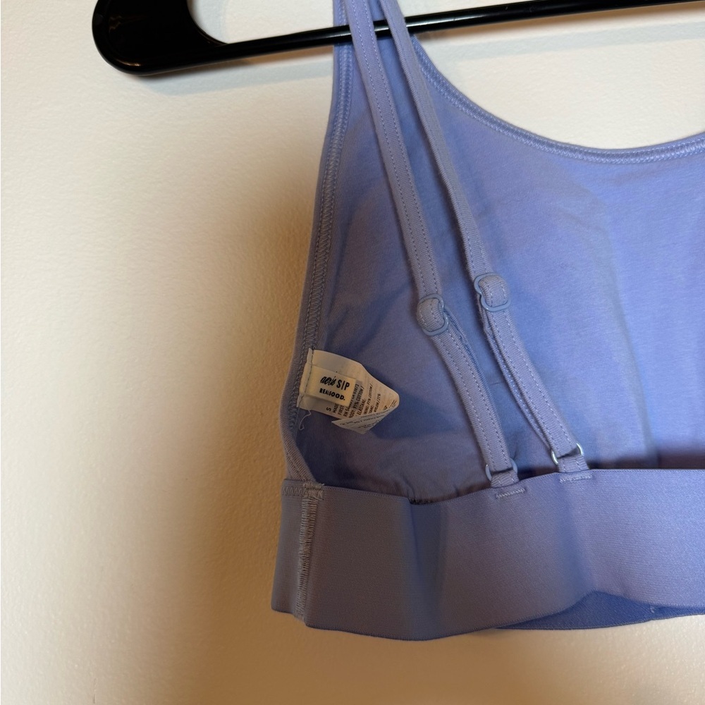 Aerie Lavender Sports Bra Strappy Back Light Support Bralette S - Picture 4 of 4
